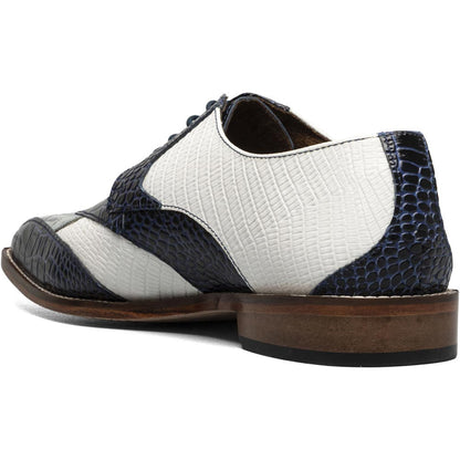 Stacy Adams Tristano Modified Bike Toe Oxford in Blue