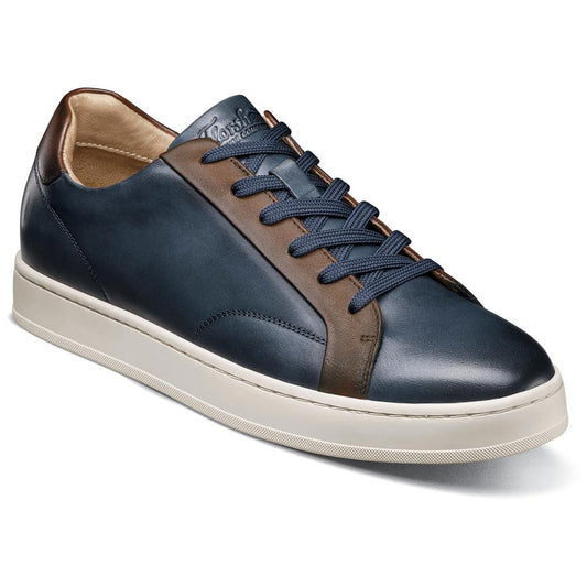 Norwalk Monopoli Lace To Toe Sneaker | Florsheim Navy Multi Dress Sneakers for Men