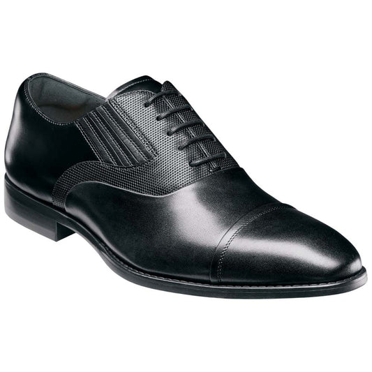 Stacy Adams Lucas Cap Toe Black Oxford Shoes for Men