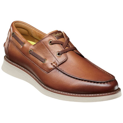 Florsheim Launch Moc Toe Elastic Lace Boat Shoe for Men