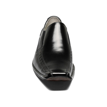 Stacy Adams Templin Black Bike Toe Slip-On Loafers