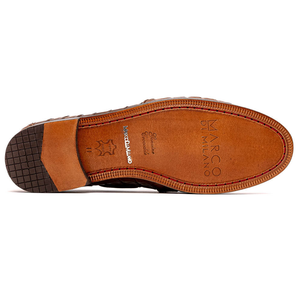 Bianchi Bay Apache Genuine Caiman Crocodile Tassel Loafers | MARCO DI MILANO