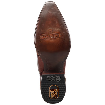 Dan Post Men's Tularosa Black Leather Western Cowboy Boot
