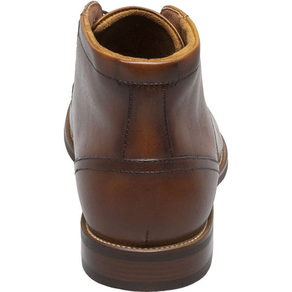Florsheim Rucci Plain Toe Cognac Chukka Boots