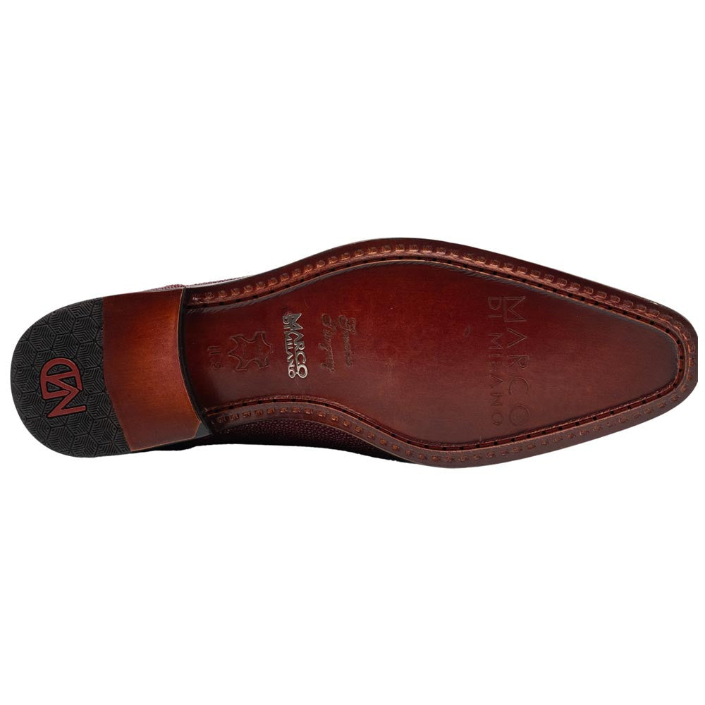 Marco Di Milano Rimini Genuine Stingray Lace-Up Shoe - Wine