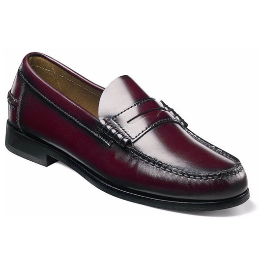 Florsheim Berkley Burgundy Moc Toe Penny Loafer