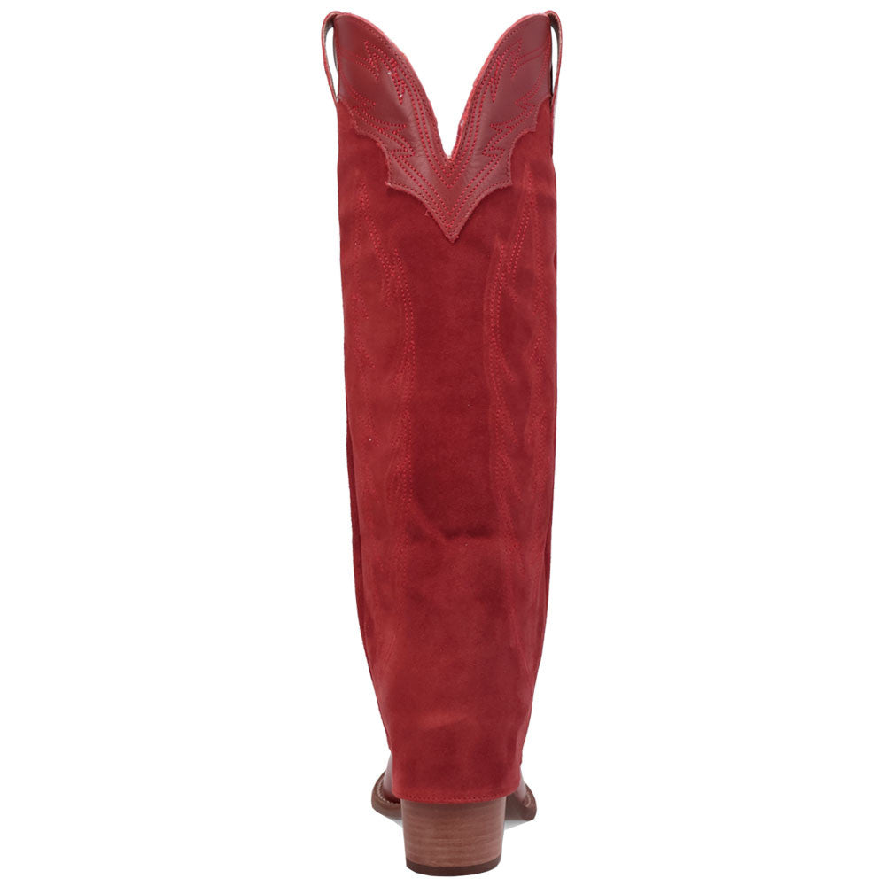Wild Fire Leather Red Snip Toe Women Boot | Dingo Western Cowgirl Boots