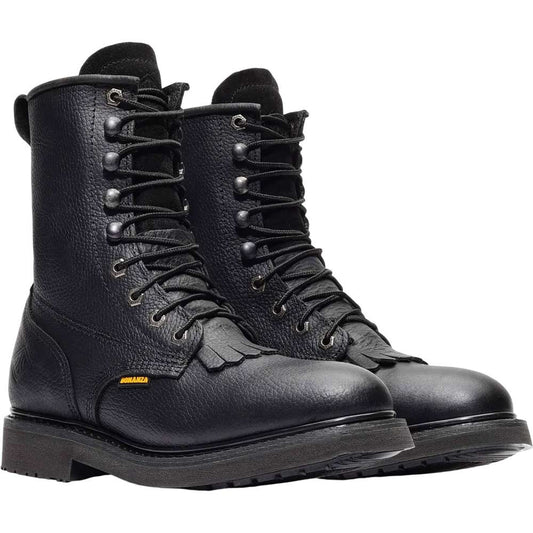 Bonanza Rancher 8" Black Work Boots