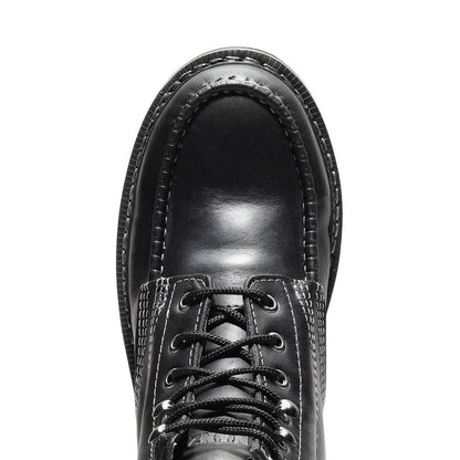 Frontier 6" Moc Toe Jet Black Bonanza Boot for Men