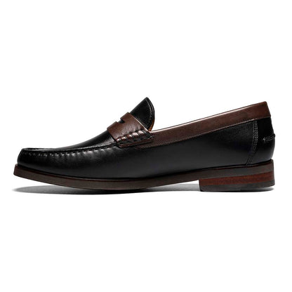 Florsheim Berkley Flex Penny Loafer in Black & Brown