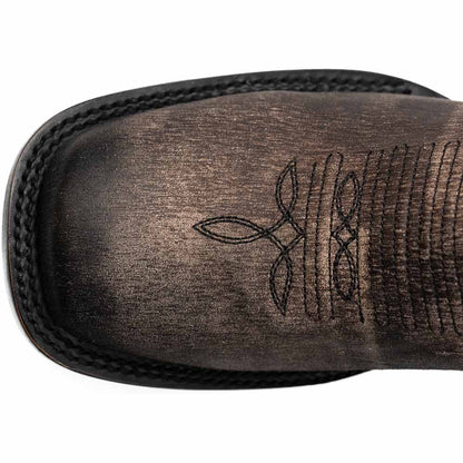Ferrini Men's Ashton Oak Square Toe Leather Cowboy Boots