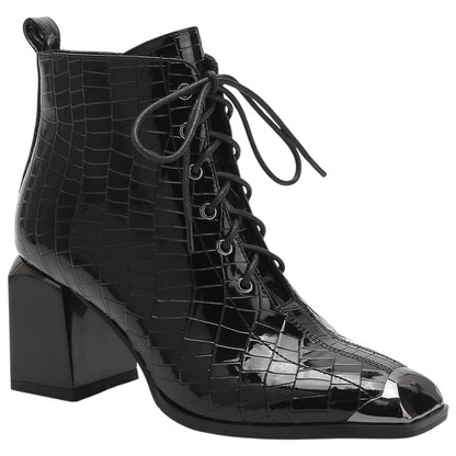 Lady Couture Fantastic Black Style-Forward Ankle Boots
