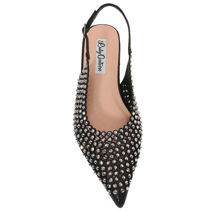 Lady Couture 0.75” Heel Emmy Flats in Black
