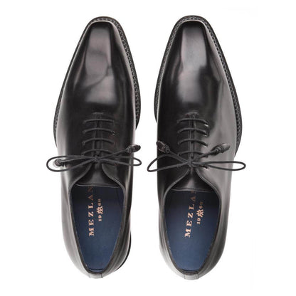 Mezlan Men's Enterprise Plain Toe Balmoral in Black