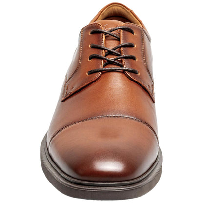 Florsheim Men's Waterproof Cap Toe Cognac Oxford Forecast II