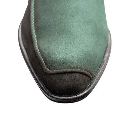 Diesel Burnished Suede Forest Monk Strap | Mezlan Dress Shoes for Men