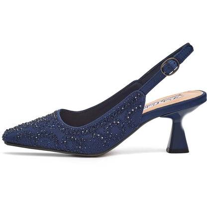 Lady Couture Lucy Pumps 2.5" Heels in Navy