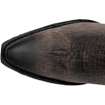 Ferrini Women’s Holly Oak Snipped Toe Leather Cowboy Boots