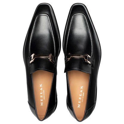 MEZLAN Men's Hand Burnished Patina Calfskin Loafer Barsotti