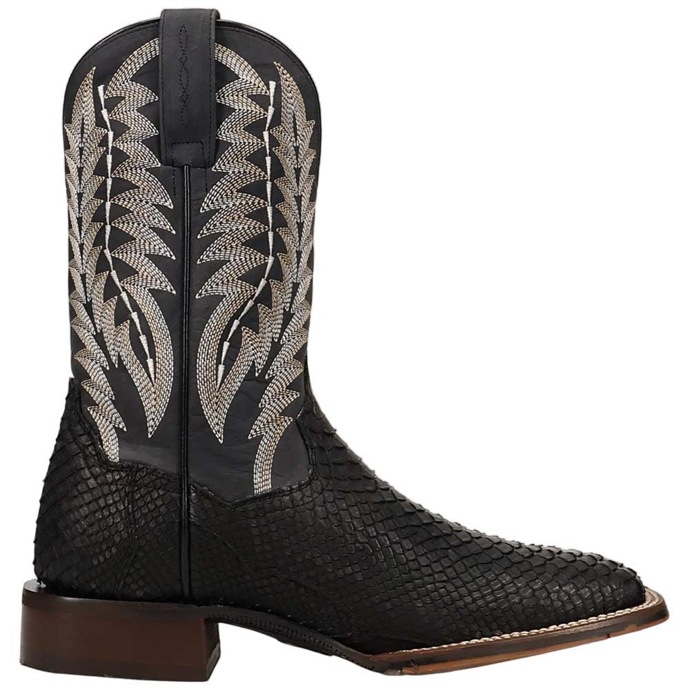 Dan Post Midnight Reign Men's Black Python Western Boots