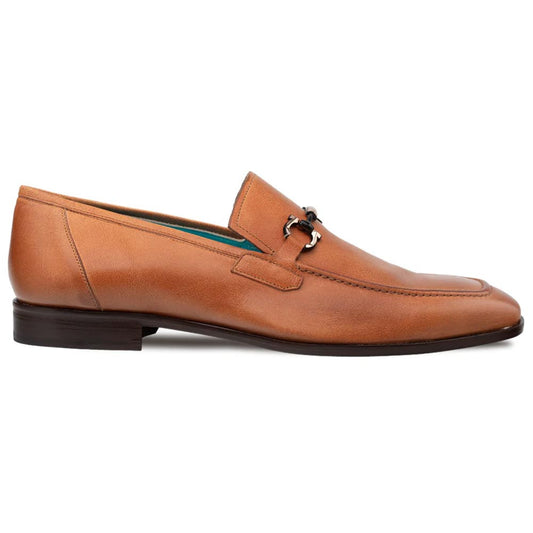Mezlan Men’s Rios Flex Ornament Loafer in Cognac