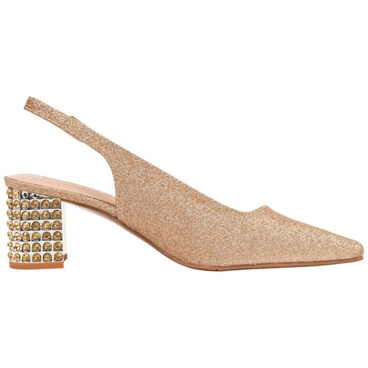 Lady Couture Natalie Pump 2” Heels in Gold