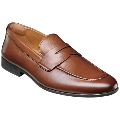 Florsheim Modena Moc Toe Cognac Leather Penny Loafer for Men