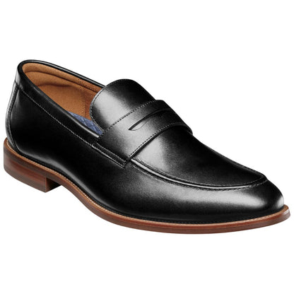 Florsheim Rucci Black Moc Toe Penny Loafer for Men