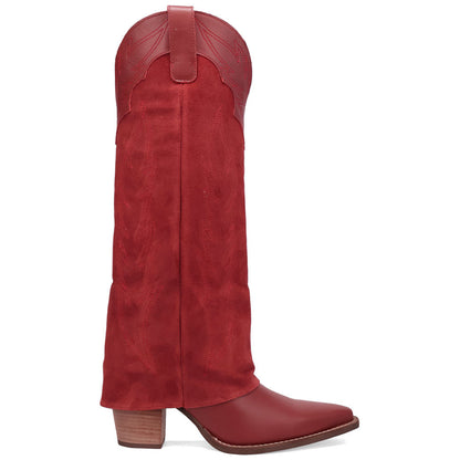 Wild Fire Leather Red Snip Toe Women Boot | Dingo Western Cowgirl Boots