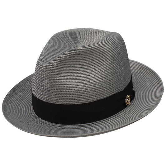 Stetson Rosebud Grey Florentine Milan Straw Hat
