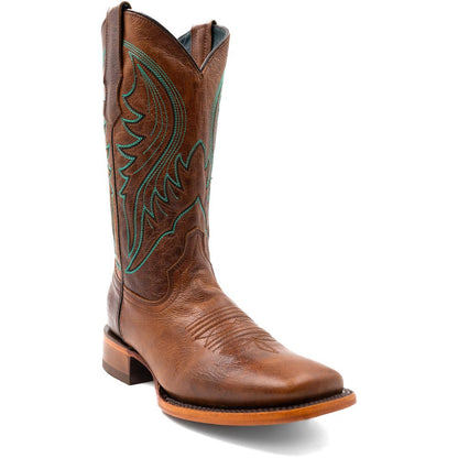 Ferrini Women’s Beau Honey Square Toe Leather Cowboy Boots
