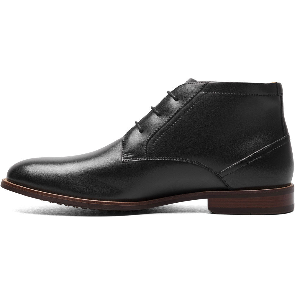 Florsheim Rucci Plain Toe Black Chukka Boots