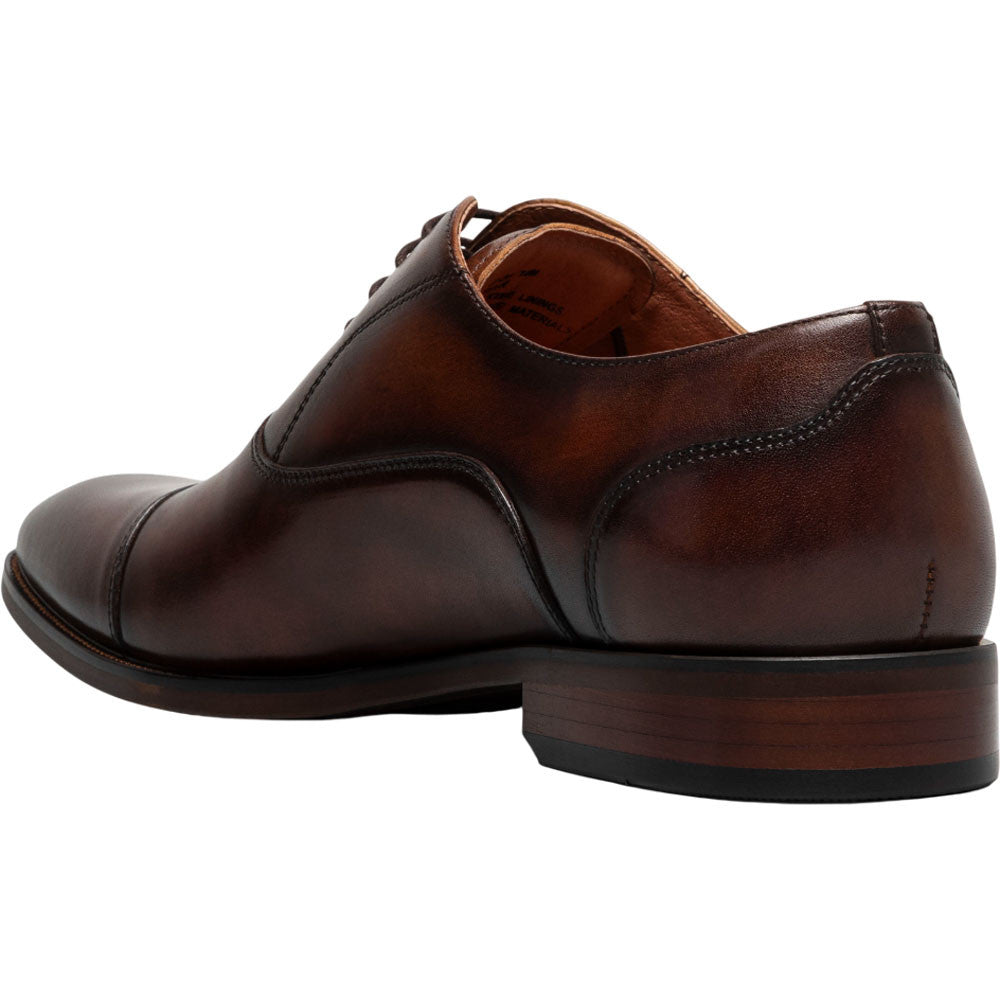 Florsheim Sorrento Brown Smooth Leather Cap Toe Balmoral Oxford