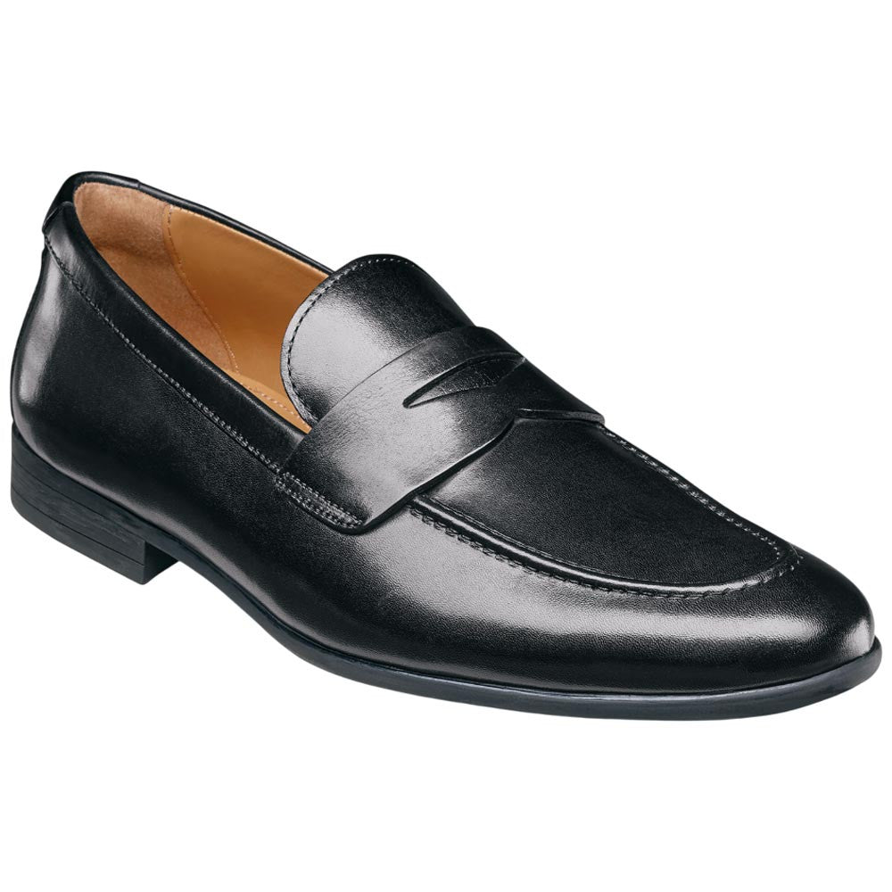 Florsheim Modena Moc Toe Black Leather Penny Loafer for Men