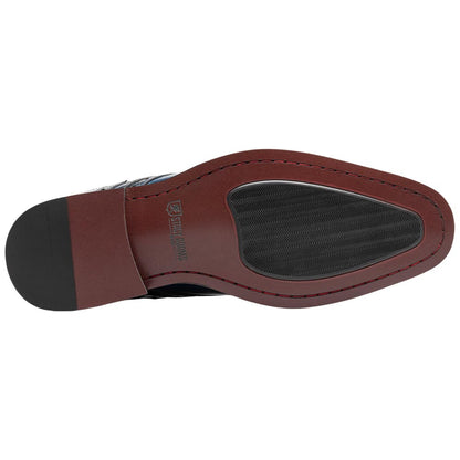 Stacy Adams Alistair Plain Toe Ornament Slip-On - Cobalt