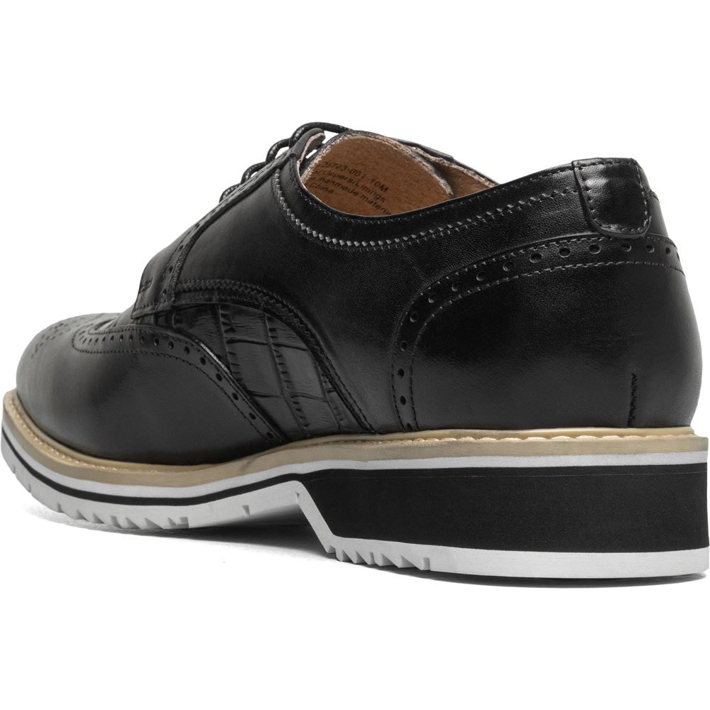 Stacy Adams Beaumont Wingtip Oxford in Black