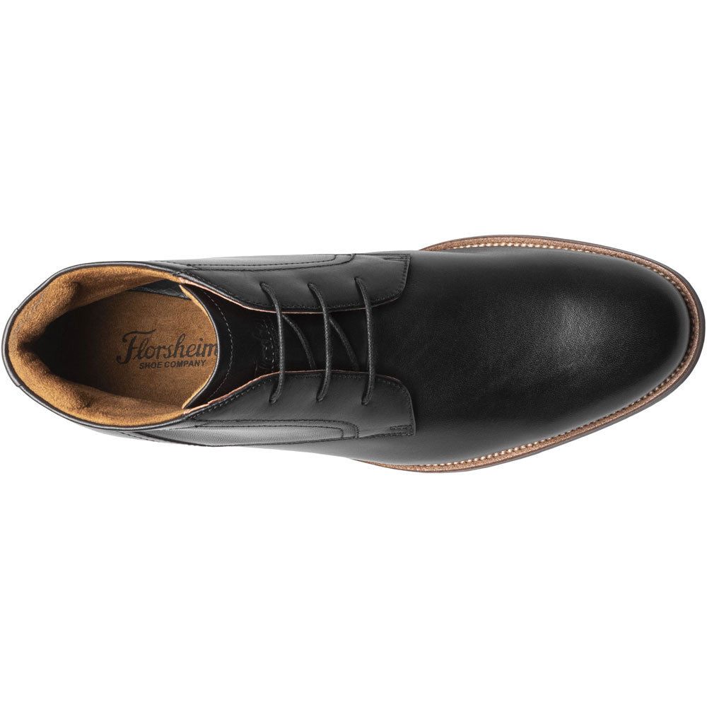 Florsheim Rucci Plain Toe Black Chukka Boots