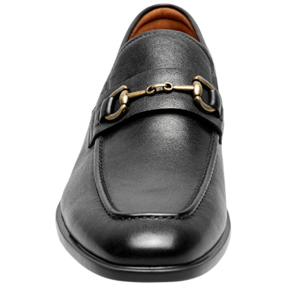 Florsheim Zaffiro Black Moc Toe Bit Loafer II for Men