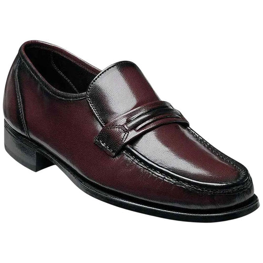 Florsheim Como Black Cherry Moc Toe Strap Loafer