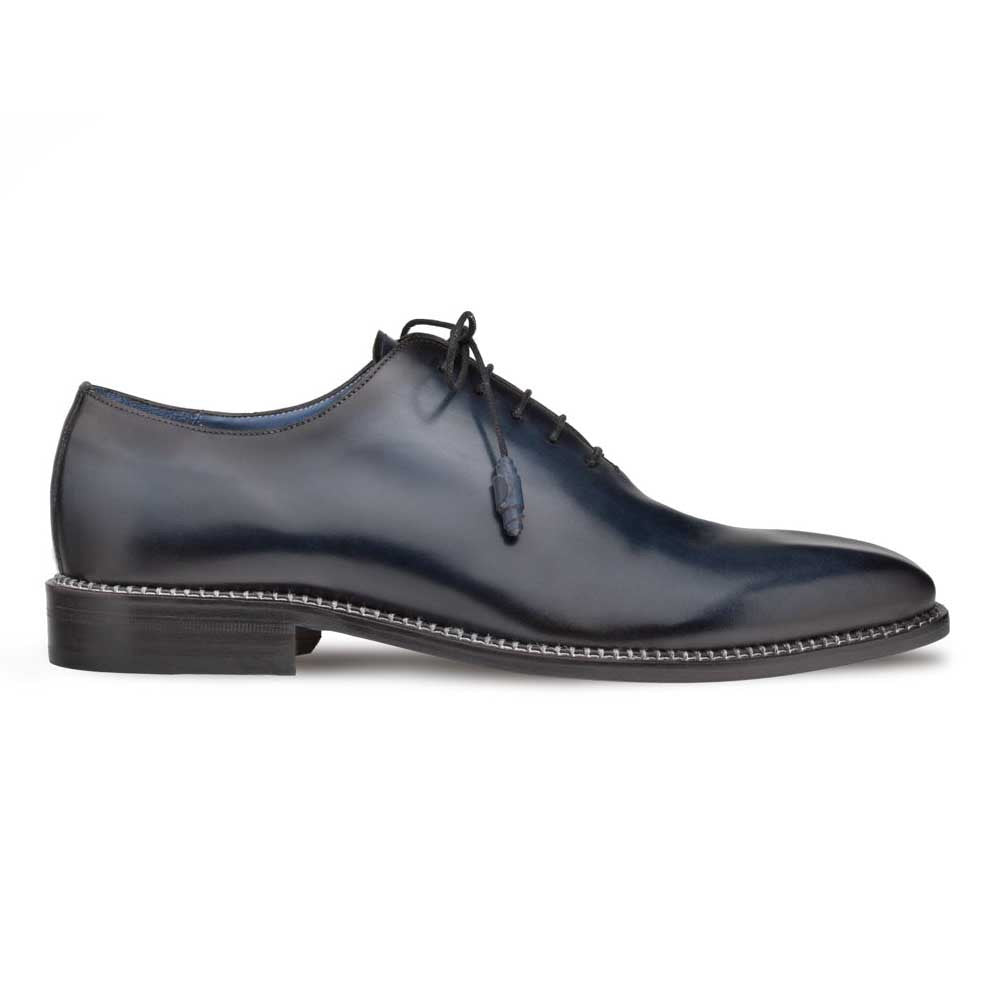 Mezlan Men's Enterprise Plain Toe Balmoral in Blue