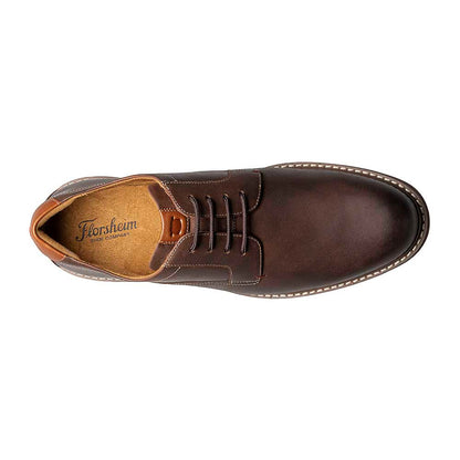 Florsheim Norwalk Brown CH Smooth Leather Plain Toe Derby (USA Men Size)