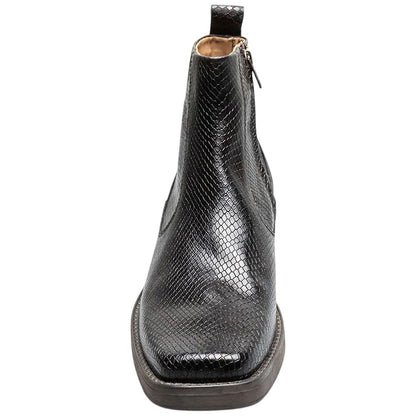 Stacy Adams Shea Plain Toe Side Zip Boot - Brown
