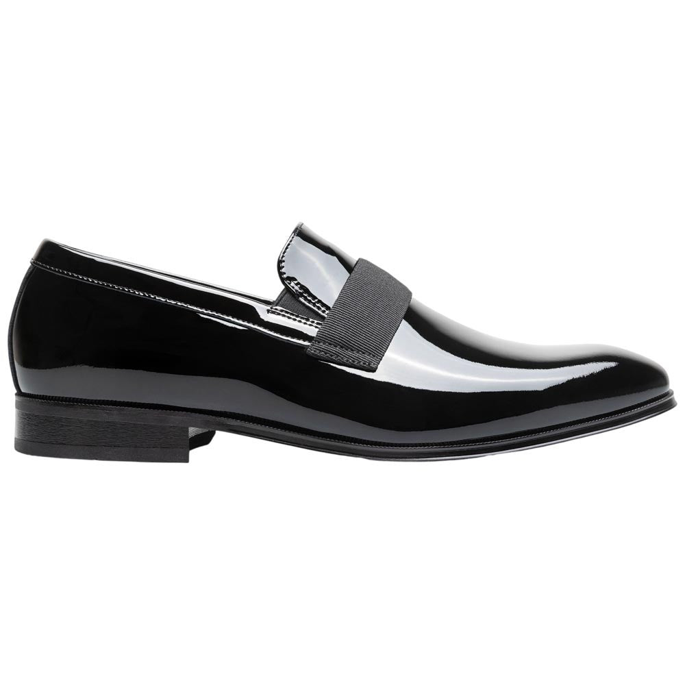 Florsheim Men's Hi Shine Black Patent Leather Strap Loafer Tux