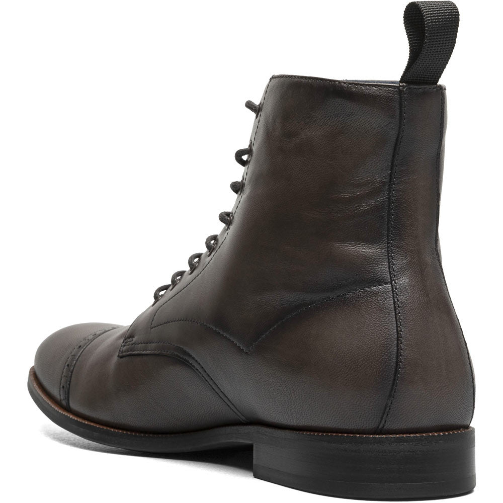 Stacy Adams Henry Cap Toe Lace Up Boot in Gray