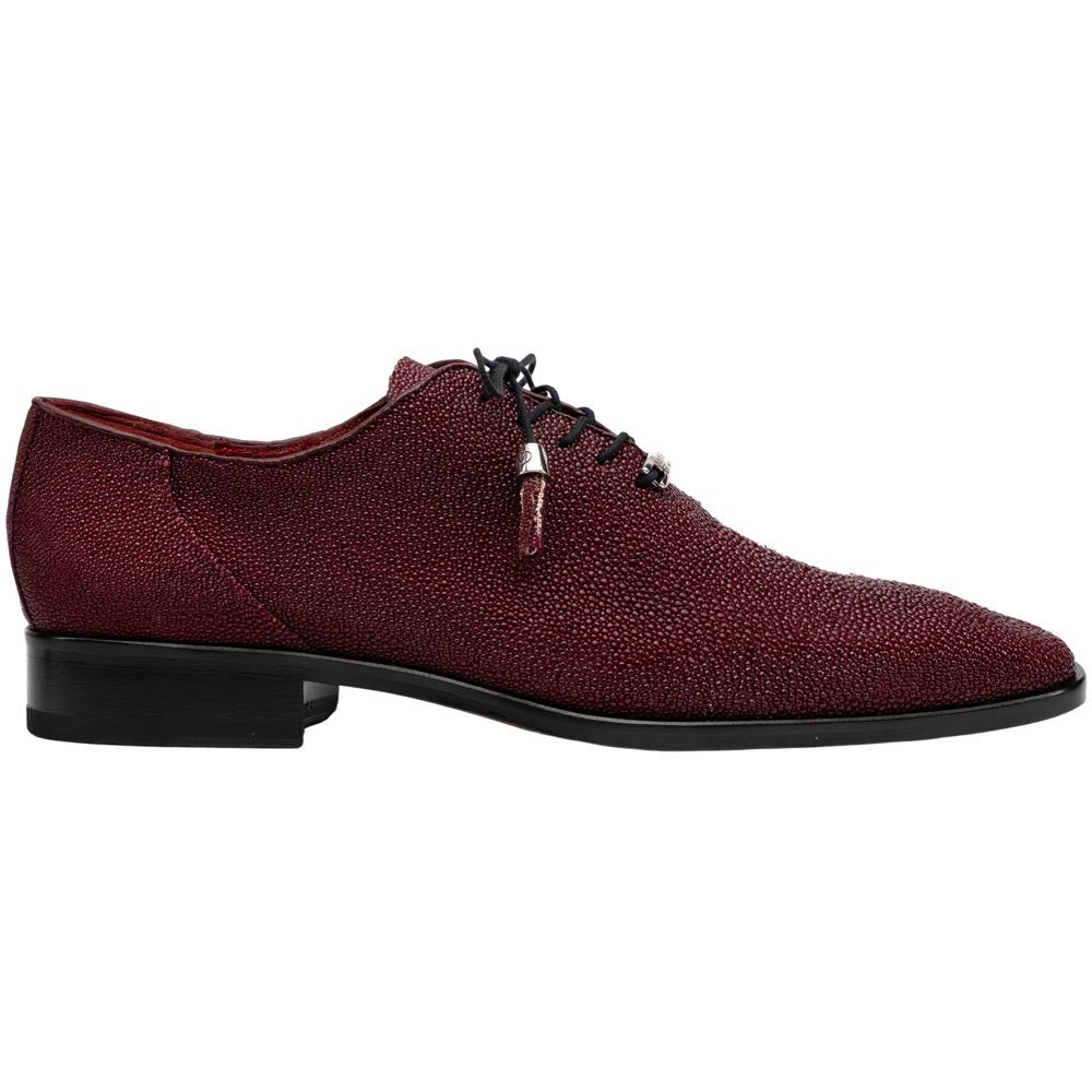 Marco Di Milano Rimini Genuine Stingray Lace-Up Shoe - Wine