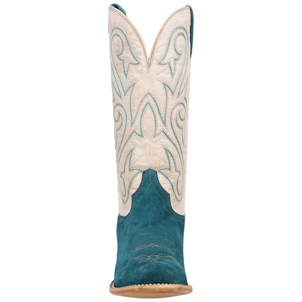 Dan Post Lanessa Turquoise Women's Leather Western Boots