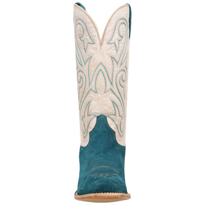 Dan Post Lanessa Turquoise Women's Leather Western Boots