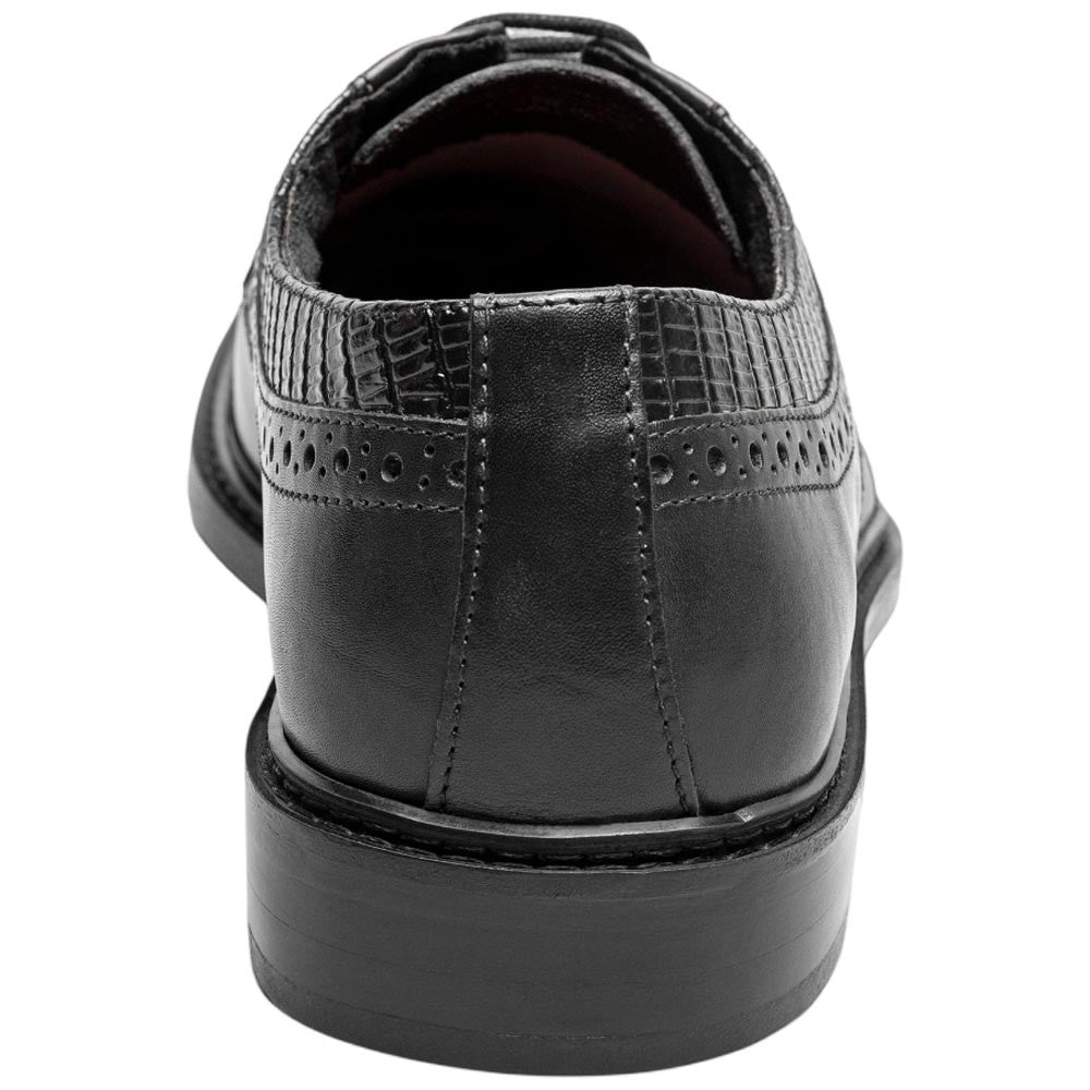 Stacy Adams Gambetta Modified Cap Toe Oxford - Black