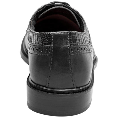 Stacy Adams Gambetta Modified Cap Toe Oxford - Black
