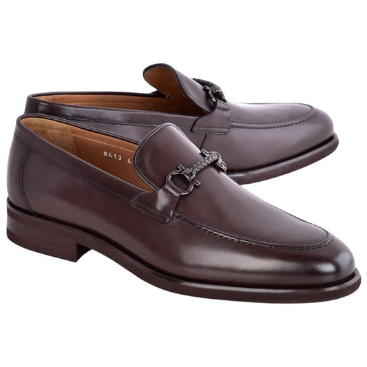 Corrente Men's Horsebit Loafer - Brown